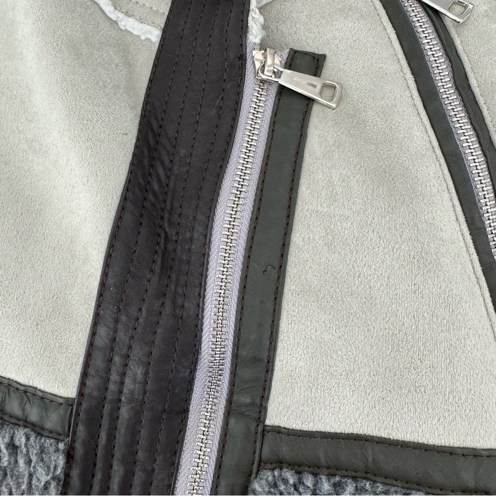 STELLA & Lorenzo Faux Shearling Moto Vest Size XS - Picture 16 of 16